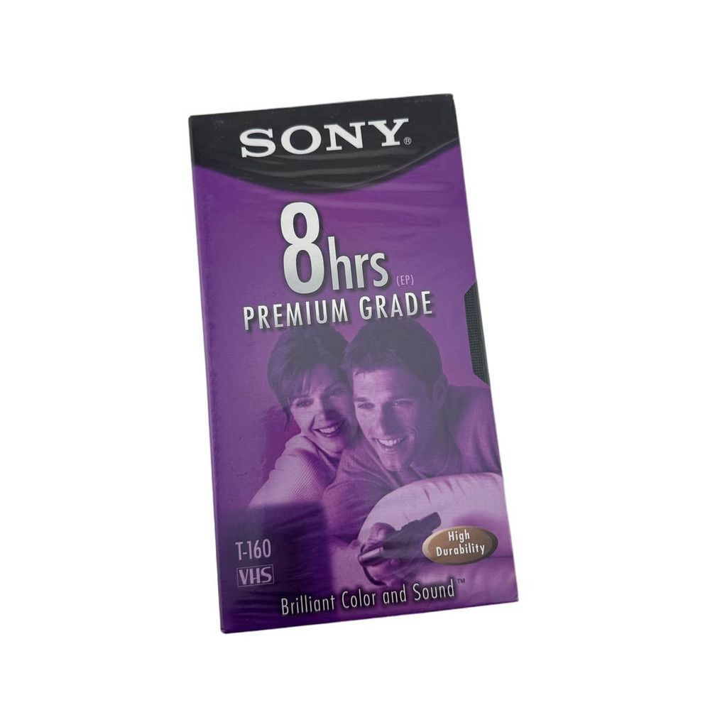 NEW Sealed‎ Sony T-160VL VHS 8 Hours Premium Grade
